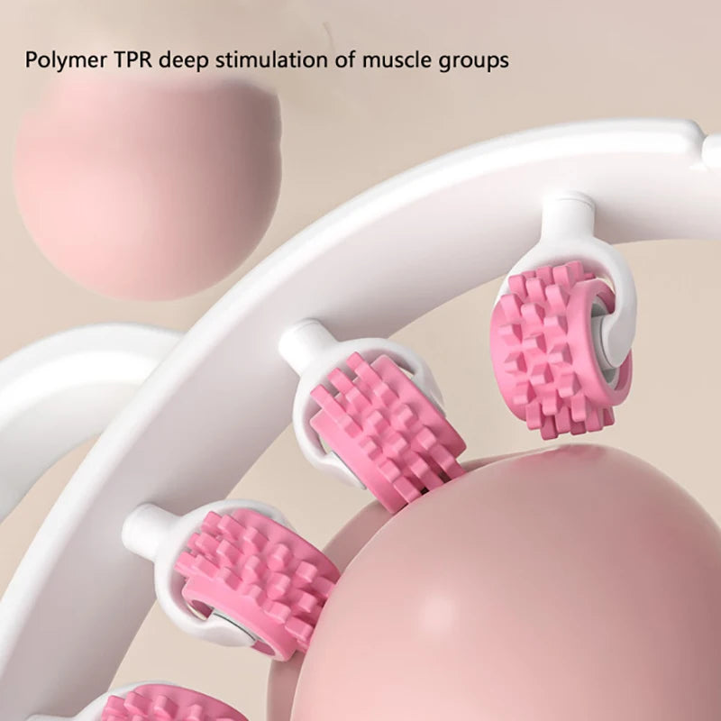 Outil de massage manuel multifonction – Rouleau portable pour relaxation des muscles du corps et des jambes