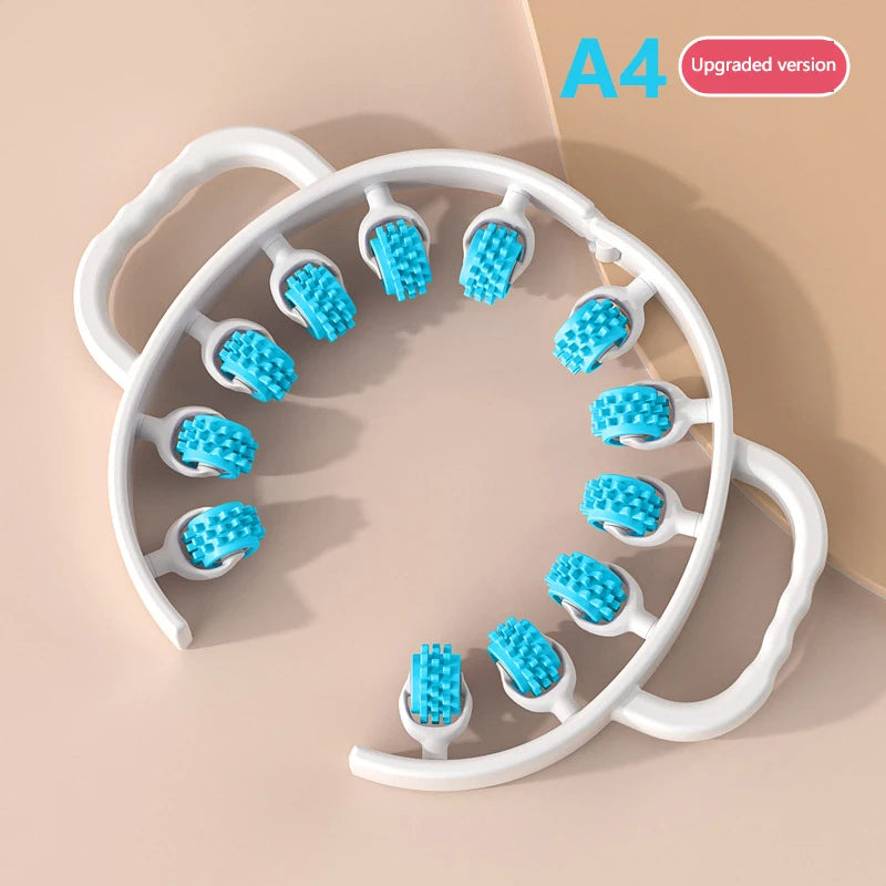 Outil de massage manuel multifonction – Rouleau portable pour relaxation des muscles du corps et des jambes