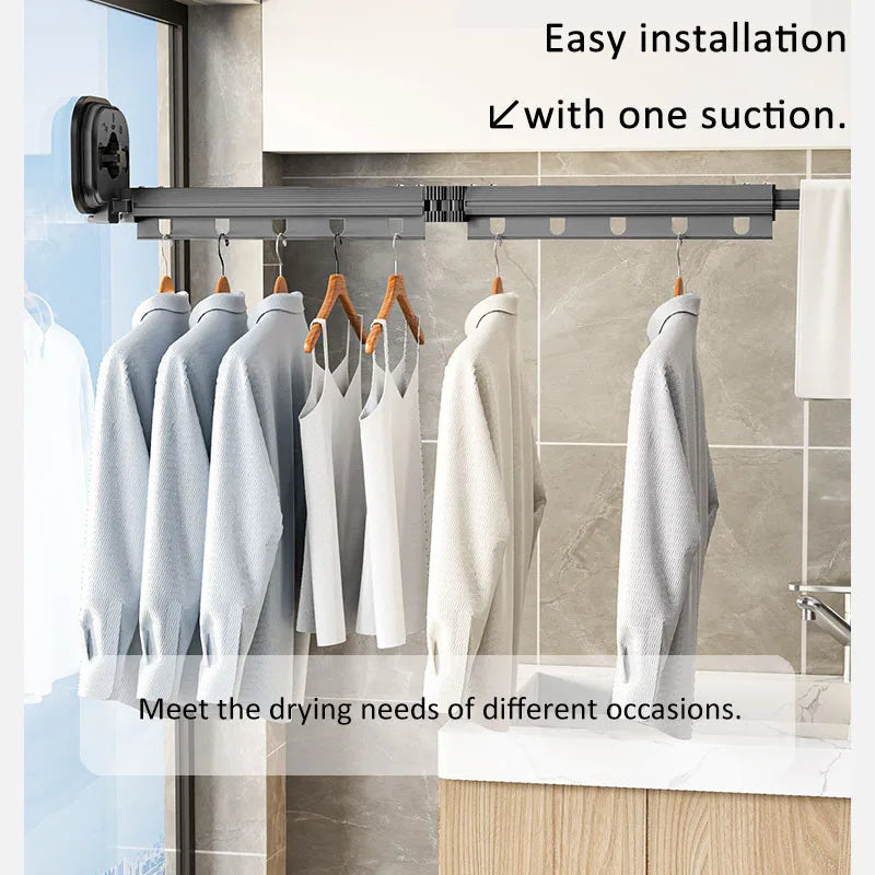 Séchoir à linge mural pliable et robuste (livraison gratuite)