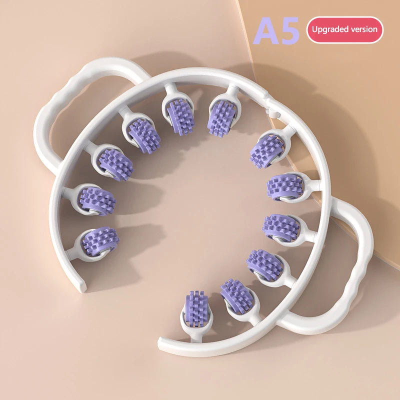 Outil de massage manuel multifonction – Rouleau portable pour relaxation des muscles du corps et des jambes