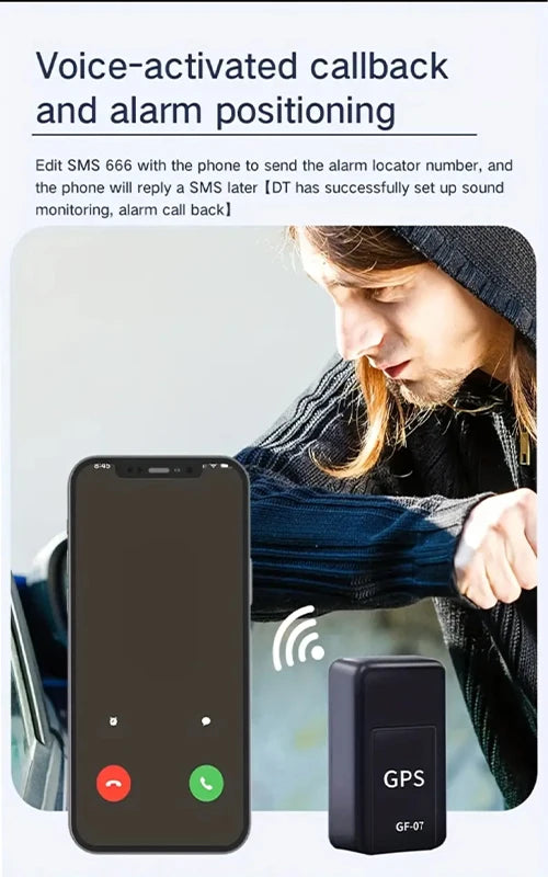 Mini localisateur GPS magnétique portable