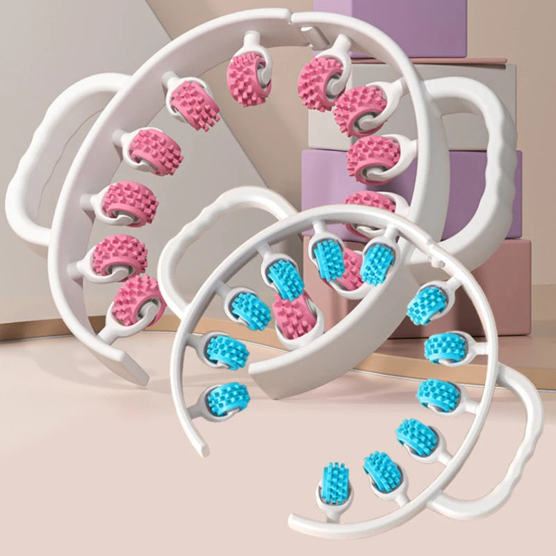 Outil de massage manuel multifonction – Rouleau portable pour relaxation des muscles du corps et des jambes