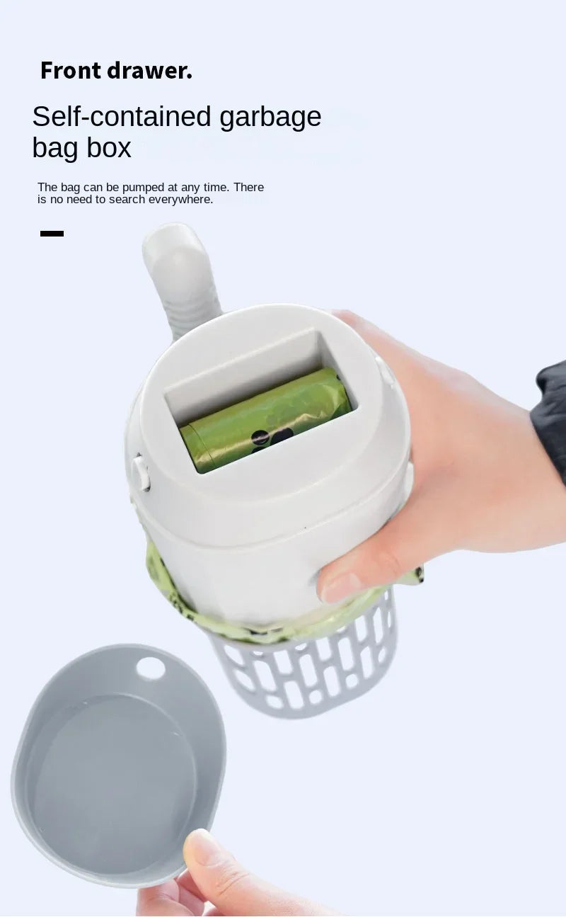 Pelle à litière pour chat avec sac de recharge