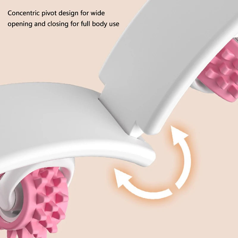 Outil de massage manuel multifonction – Rouleau portable pour relaxation des muscles du corps et des jambes