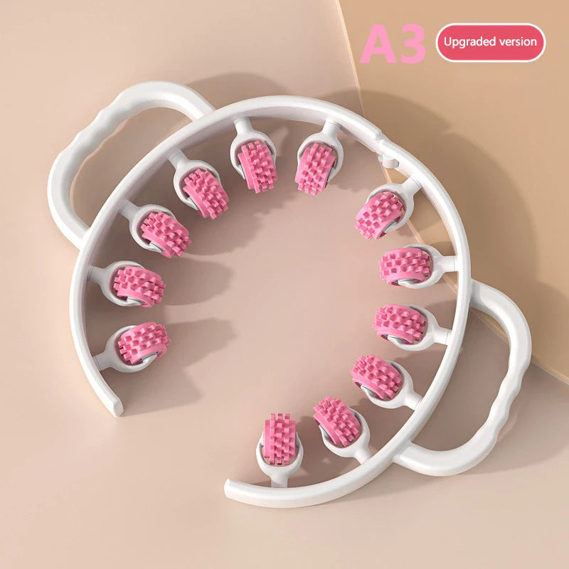 Outil de massage manuel multifonction – Rouleau portable pour relaxation des muscles du corps et des jambes