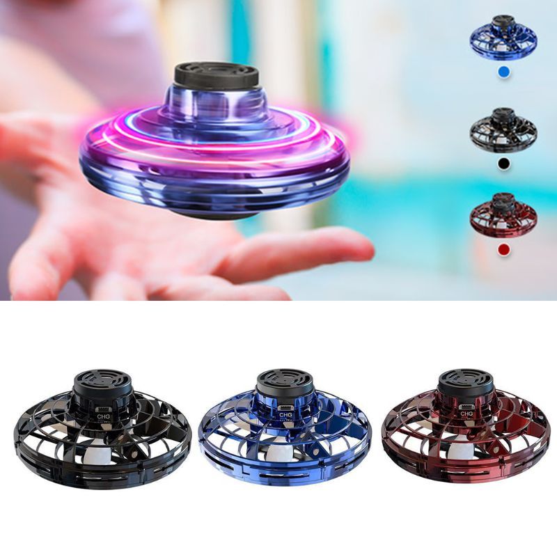 Mini Drone Volant LED – Jouet Gyro UFO Interactif pour Enfants