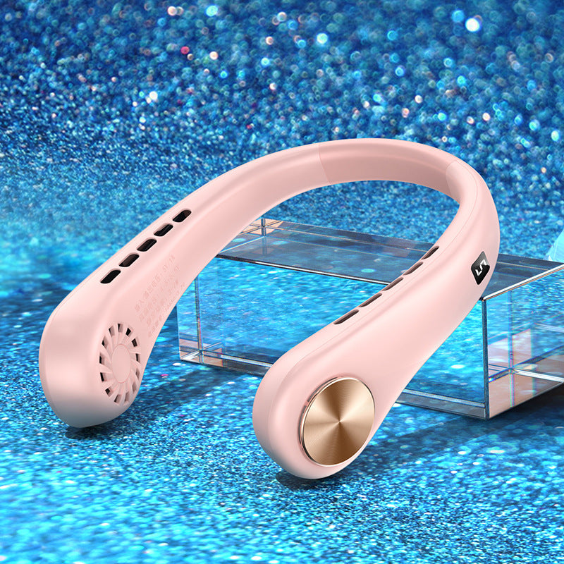 Mini Ventilateur Tour de Cou Sans Pales – Fraîcheur Portable en Été