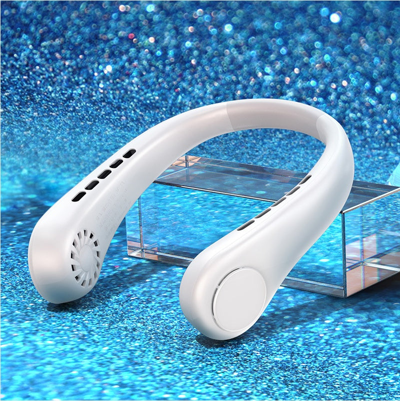 Mini Ventilateur Tour de Cou Sans Pales – Fraîcheur Portable en Été