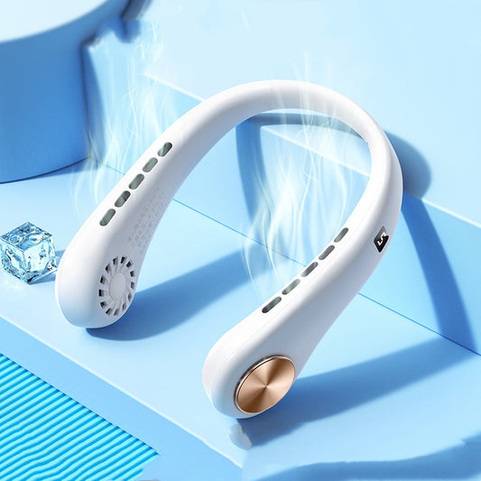 Mini Ventilateur Tour de Cou Sans Pales – Fraîcheur Portable en Été