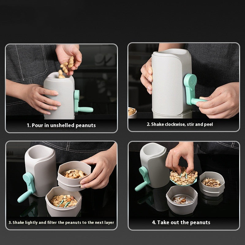 Décortiqueur Automatique de Cacahuètes – Fun, Rapide et Sans Effort !