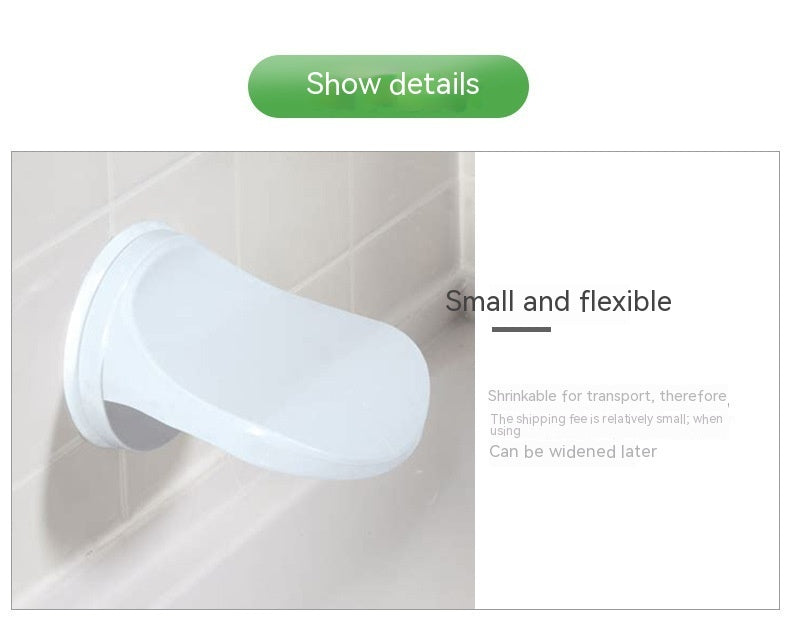 Repose‑pied ventouse salle de bain à moin de 15 €, non glissant, livraison gratuite
