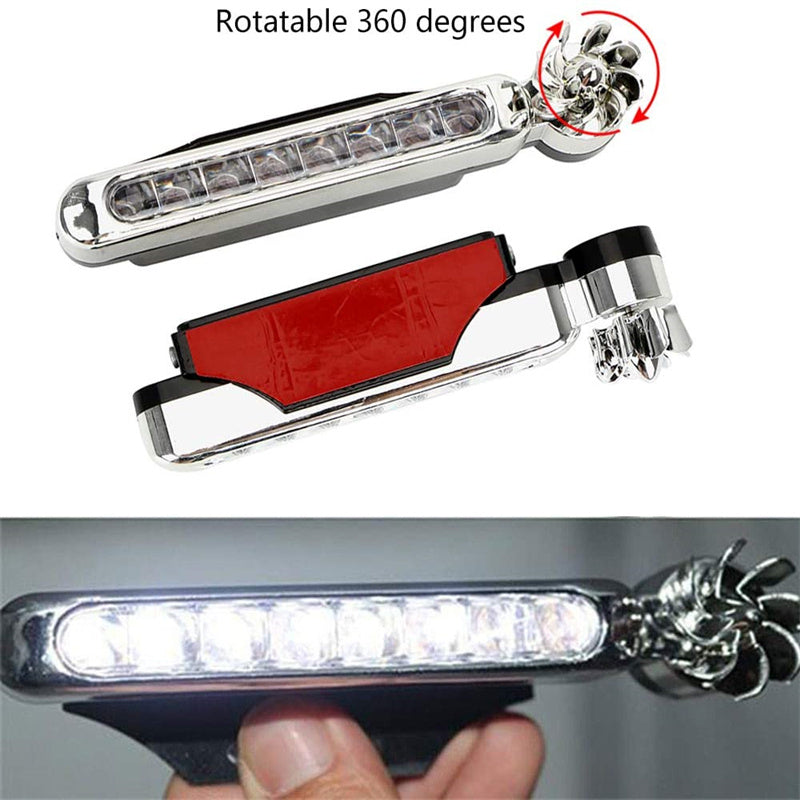 2 Bandes LED Auto Sans Fil.  Style Tuning, Énergie Gratuite !
