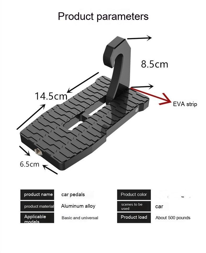Marchepied pliable pour portière de voiture – 14,90 €, accès toit sans effort, livraison gratuite