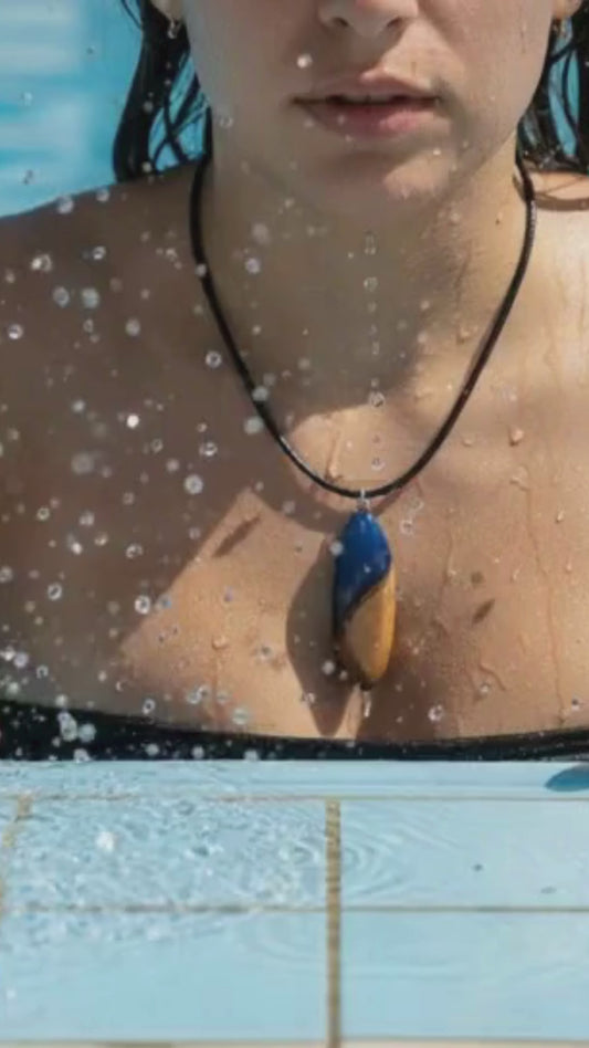 Collier "Ciel & Terre" - Fait Main